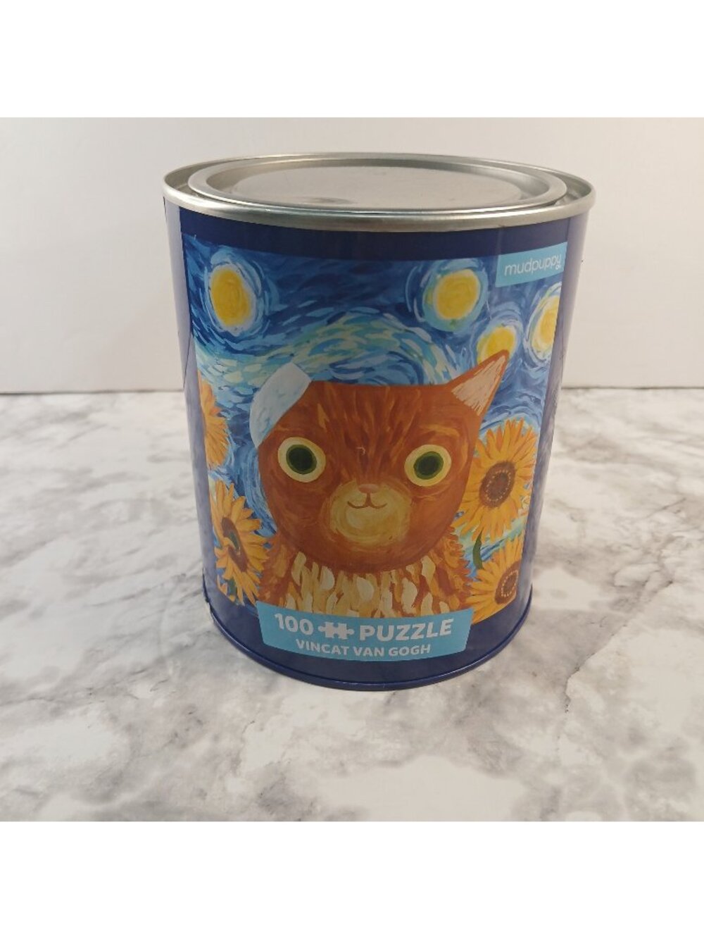 Vincat Van Gogh 100 Piece Tin Puzzle Jigsaw Puzzle Gift Toys Games Adult Kids